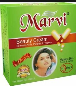 Marvi Beauty Cream remove acne, Pimples and freckles