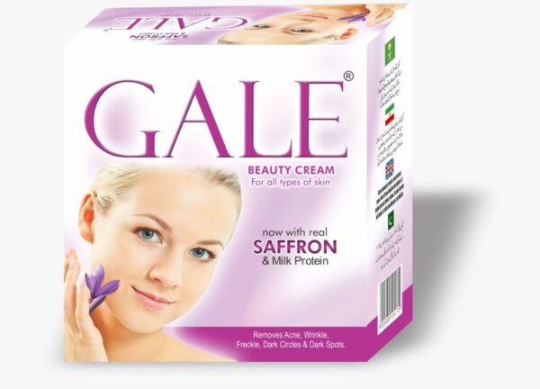 Gale Whitening Saffron Cream for All Types of Skin - Removes Acne, Wrinkle, Freckle, Dark Circles & Dark Spots