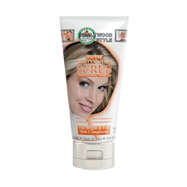 Hollywood Style Facial Whitening Scrub Professional Formula for bright and fair skin complexion