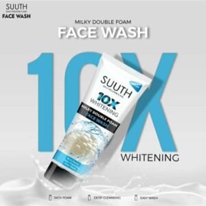 Milky Double Form Suuth Daily Routine Care 10X Whitening Face Wash