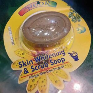Noor Skin Lightening or whitening and scrub soap herbal skin care product