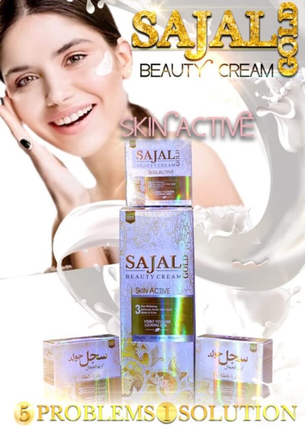 sajal gold beauty cream skin active formula