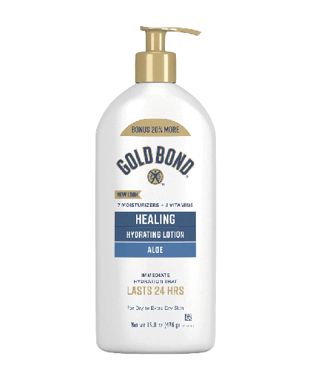 Family Size Gold Bond New Look 7 Moisturizers + 3 Vitamins Healing Hydrating Lotion Body Lotions Under $60