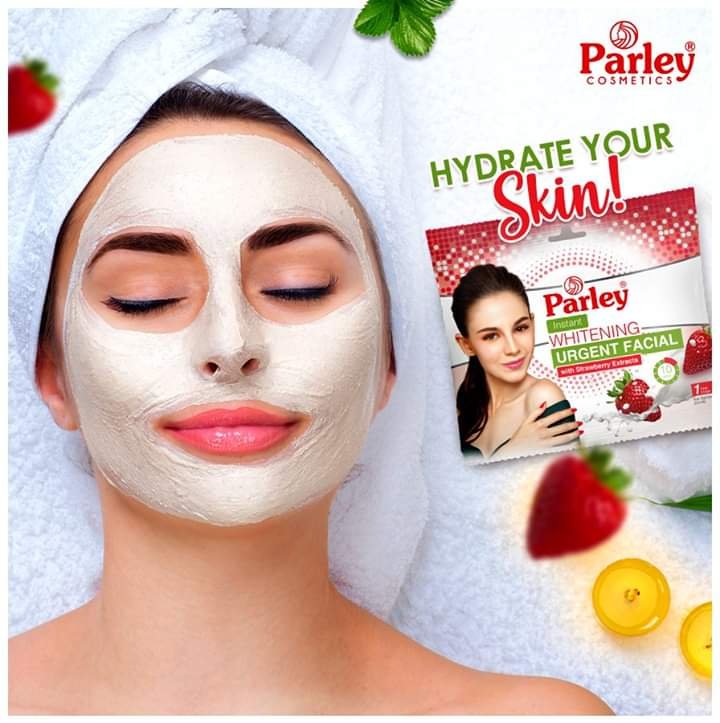 Parley urgent whitening facial with strawberry extract